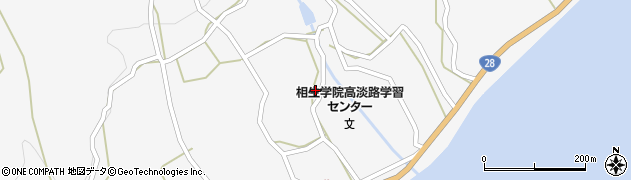 兵庫県淡路市釜口1366周辺の地図