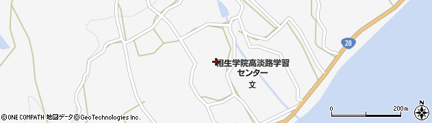 兵庫県淡路市釜口1364周辺の地図