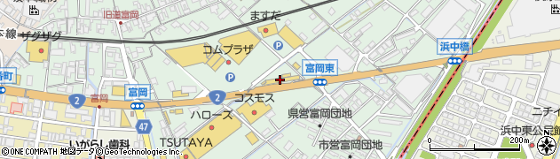 岡山トヨペット株式会社　ＣｏｍＰｌａｚａ笠岡周辺の地図