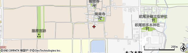 奈良県橿原市高殿町85周辺の地図