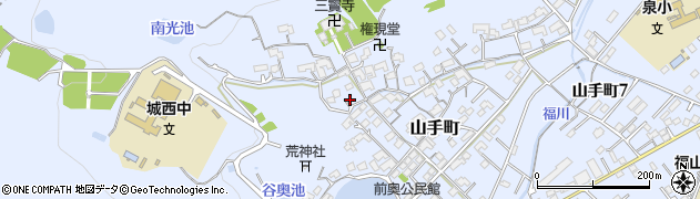 広島県福山市山手町3359周辺の地図