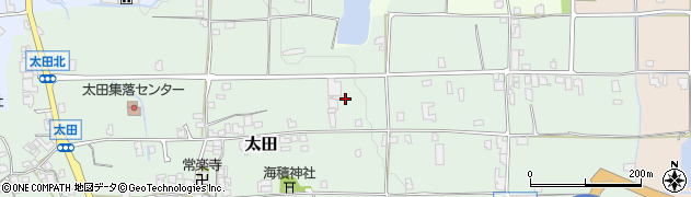 奈良県葛城市太田周辺の地図