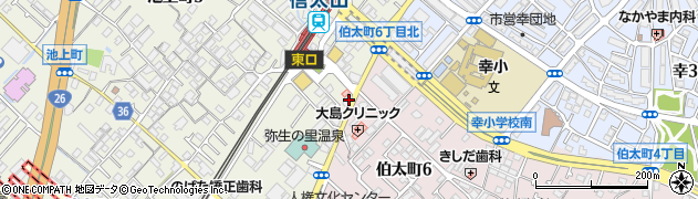 ほっかほっか亭　信太山駅前店周辺の地図