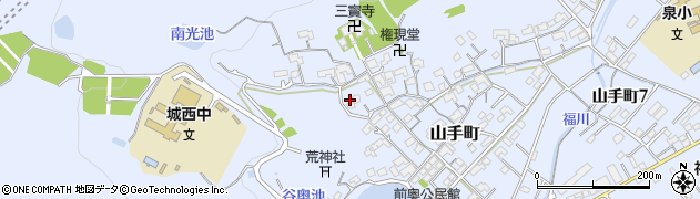 広島県福山市山手町3350周辺の地図