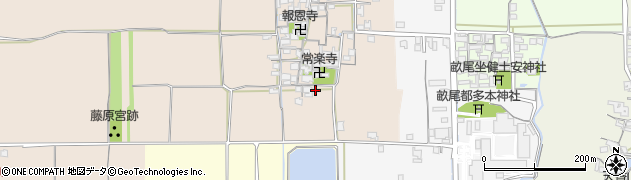 奈良県橿原市高殿町91周辺の地図