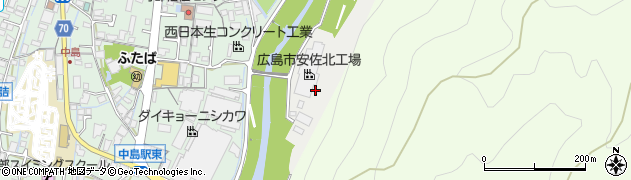 広島県広島市安佐北区可部町（中島）周辺の地図