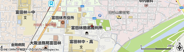 富田林周辺の地図