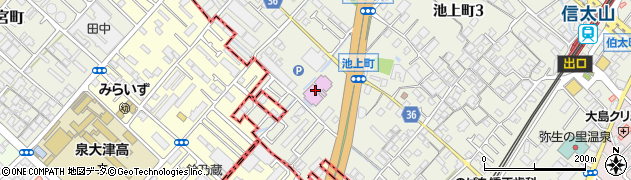 大阪府立弥生文化博物館周辺の地図