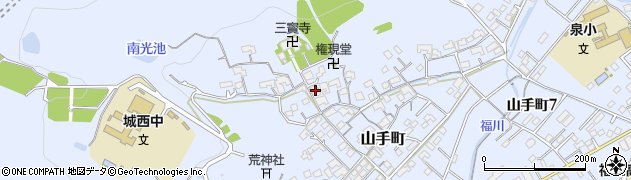 広島県福山市山手町3375周辺の地図