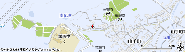 広島県福山市山手町3293周辺の地図