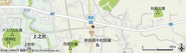 ローソン桜井浅古店周辺の地図