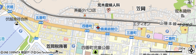 アタック笠岡店周辺の地図