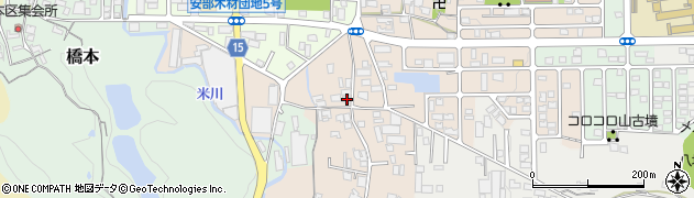 奈良県桜井市阿部8周辺の地図
