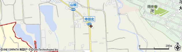 寺田北周辺の地図