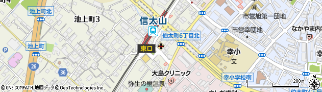 スーパー玉出信太山店周辺の地図