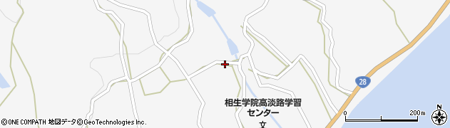 兵庫県淡路市釜口1384周辺の地図