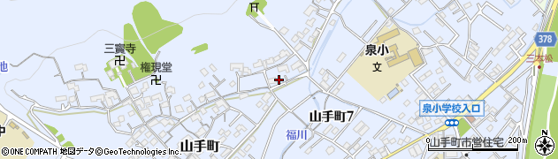広島県福山市山手町3451周辺の地図