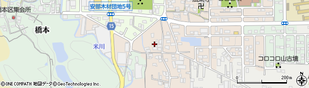 奈良県桜井市阿部20周辺の地図