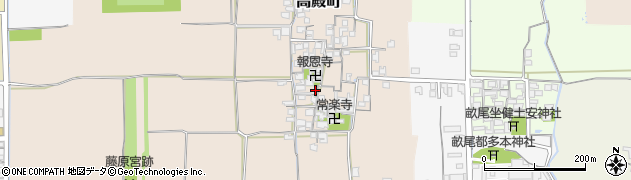 奈良県橿原市高殿町144周辺の地図