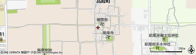 奈良県橿原市高殿町148周辺の地図
