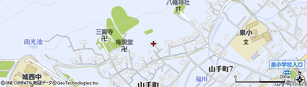広島県福山市山手町3411周辺の地図