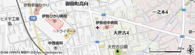 三重県住宅生協　伊勢住まいの情報センター周辺の地図