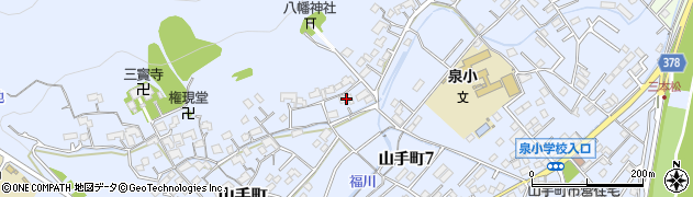 広島県福山市山手町3450周辺の地図