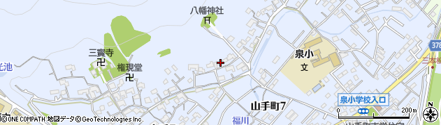 広島県福山市山手町3459周辺の地図