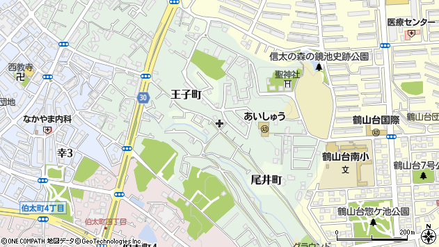〒594-0004 大阪府和泉市王子町の地図