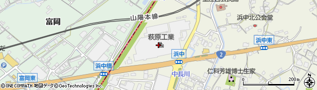 萩原工業株式会社　里庄工場周辺の地図
