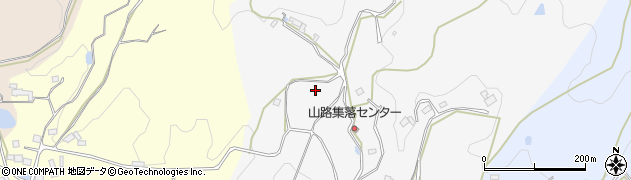 奈良県宇陀市榛原山路周辺の地図