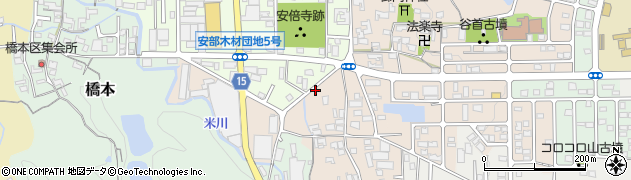 奈良県桜井市阿部18周辺の地図
