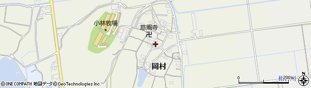 三重県玉城町（度会郡）岡村周辺の地図