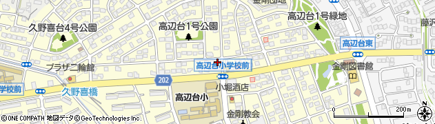 靖子美容室周辺の地図