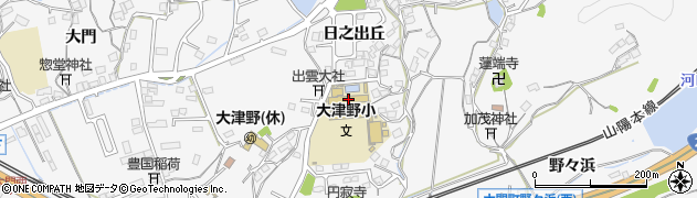 広島県福山市大門町日之出丘15周辺の地図