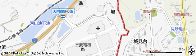 シャープ株式会社　福山工場周辺の地図