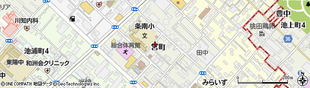 大阪府泉大津市宮町9周辺の地図