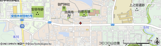 奈良県桜井市阿部1122周辺の地図