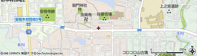 奈良県桜井市阿部1121周辺の地図
