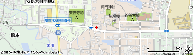 奈良県桜井市阿部1131周辺の地図