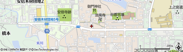 奈良県桜井市阿部1134周辺の地図