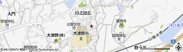 広島県福山市大門町日之出丘8-18周辺の地図
