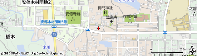奈良県桜井市阿部1133周辺の地図