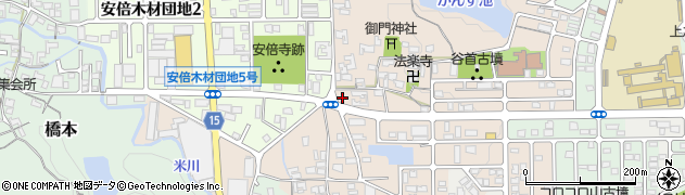 奈良県桜井市阿部723周辺の地図
