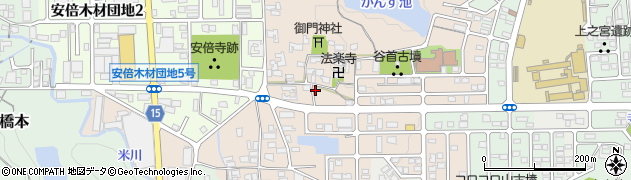 奈良県桜井市阿部757周辺の地図