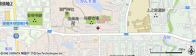 奈良県桜井市阿部1091周辺の地図