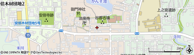奈良県桜井市阿部1096周辺の地図