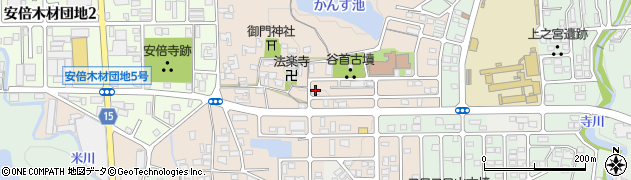 奈良県桜井市阿部1098周辺の地図
