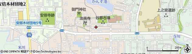 奈良県桜井市阿部1097周辺の地図