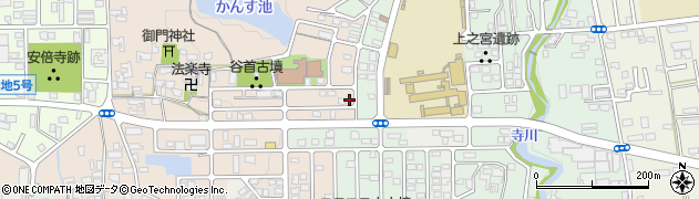 奈良県桜井市阿部1108周辺の地図